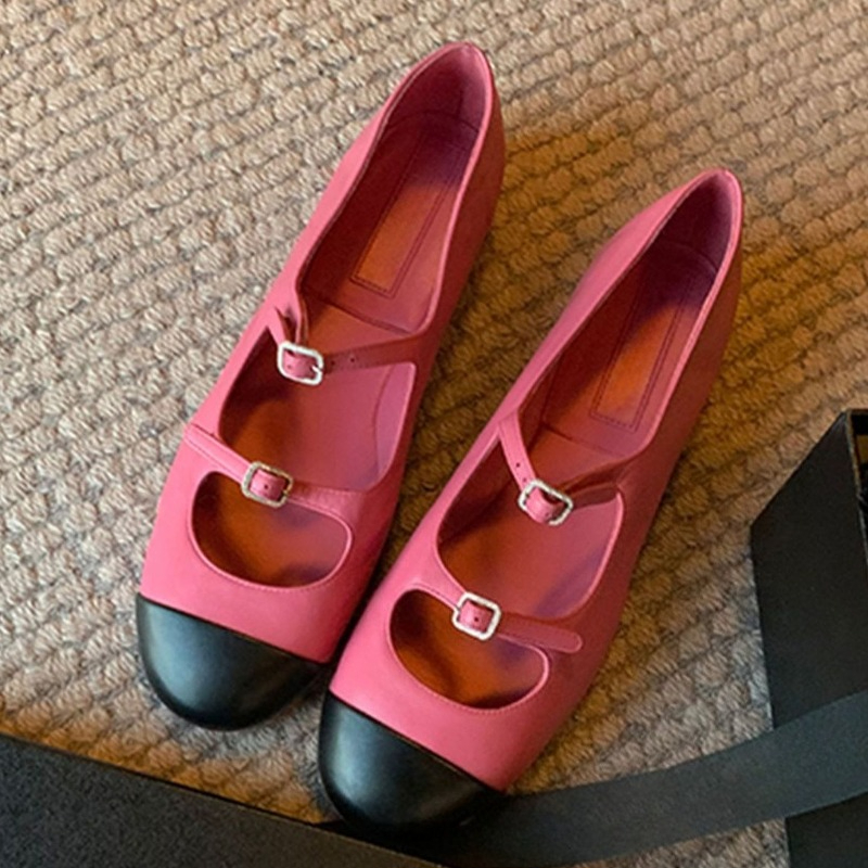 Women Fashion Designers - Elegant Mary Jane Shoes Women Belt
