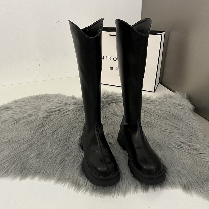 Winter Fashion Women Boots - Retro Bare Colored Boots Women Knee