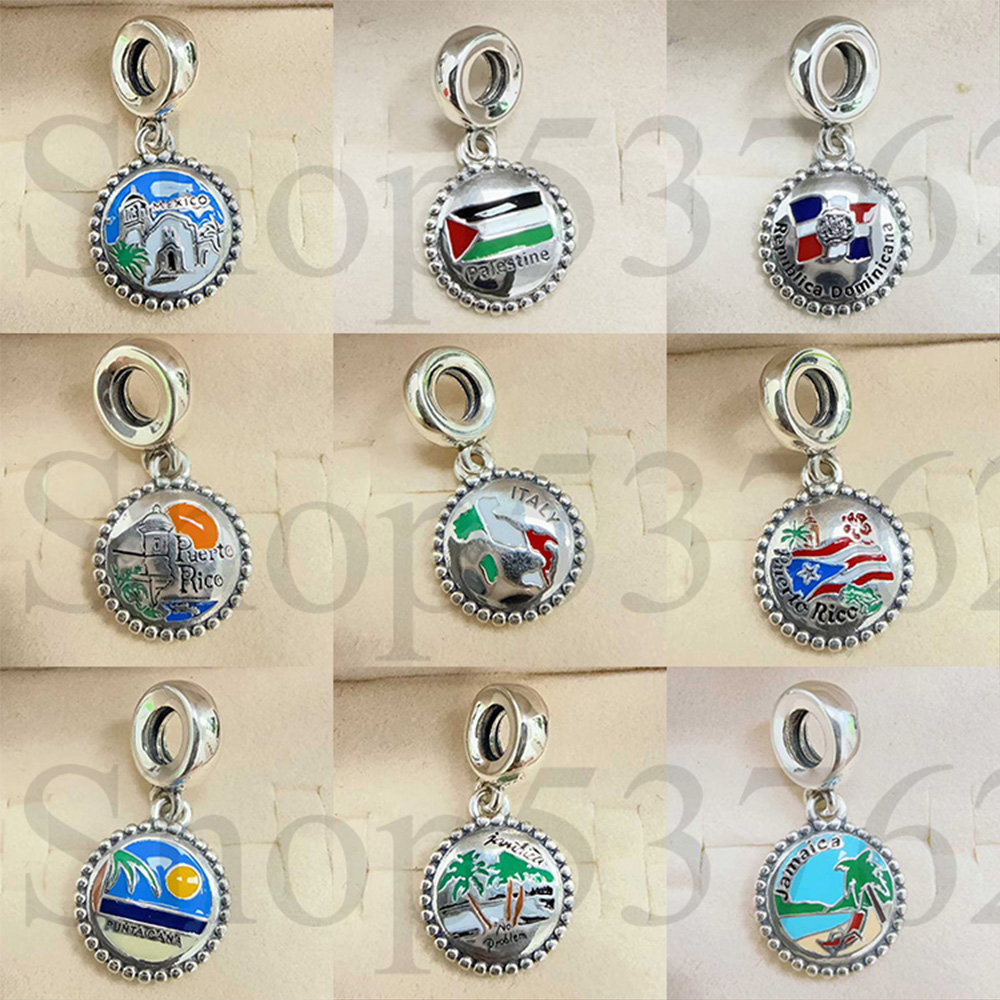 Women'S Fashion York - 925 Sterling Silver Bead Mexico Italy