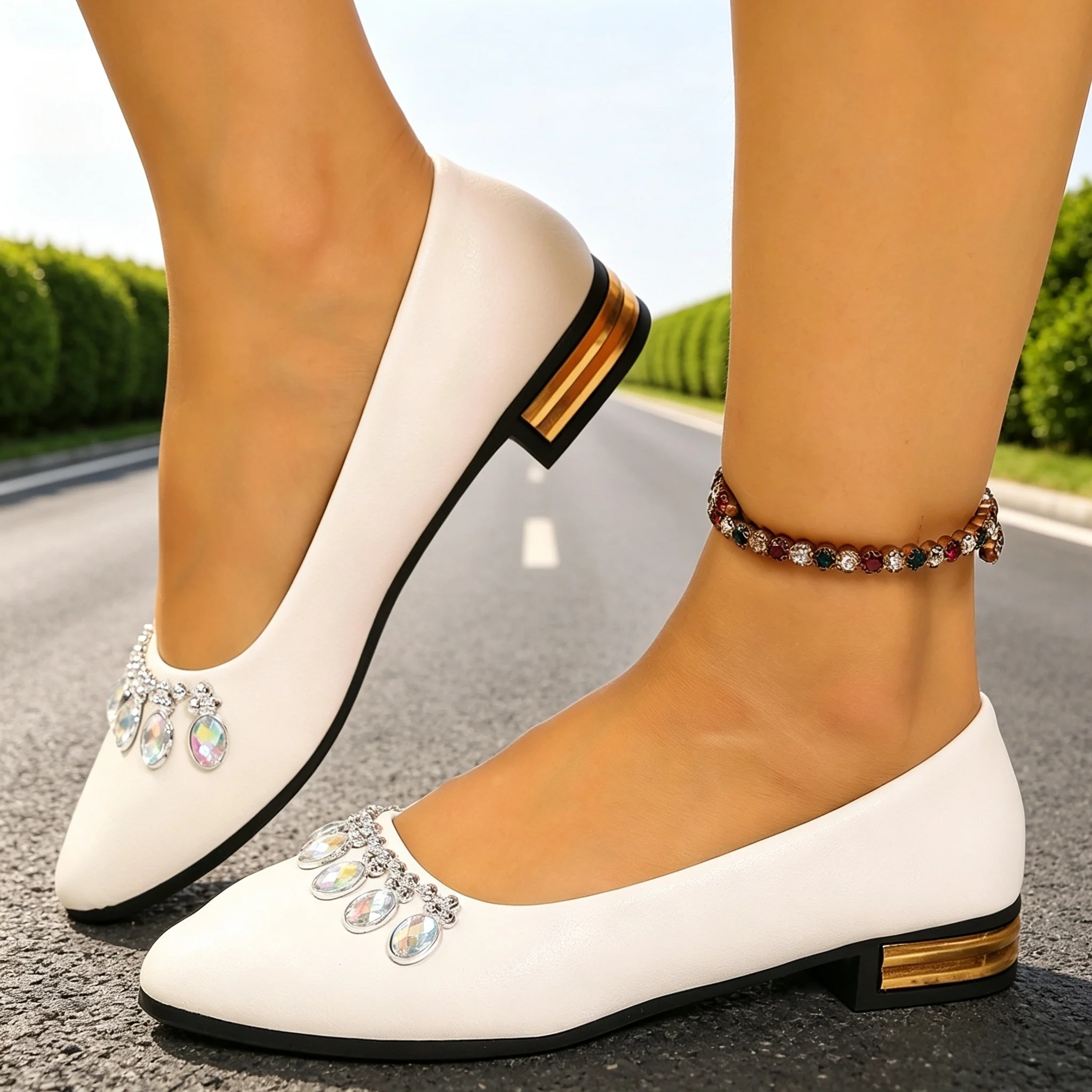 Women Fashion Store - Women Flats Pointed Toe Ballet Shoes