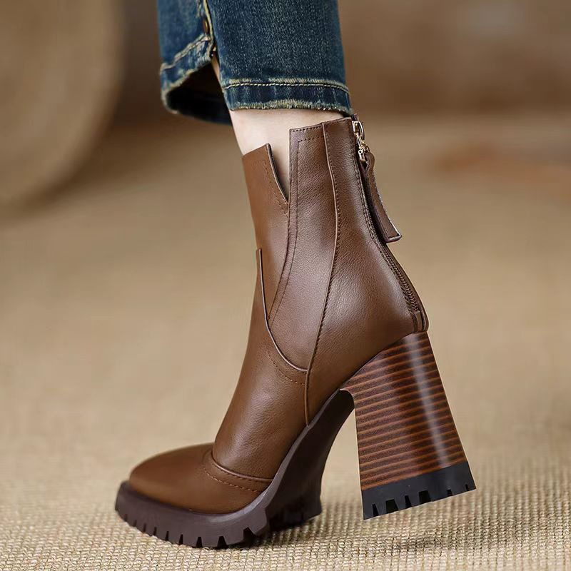 Oulylan Thick High-heeled Wome - Winter Fashion Women Boots recension och pris