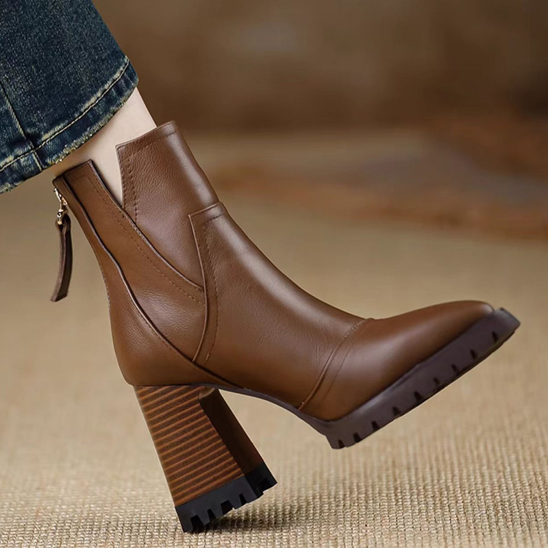 Oulylan Thick High-heeled Wome - Winter Fashion Women Boots recension och pris