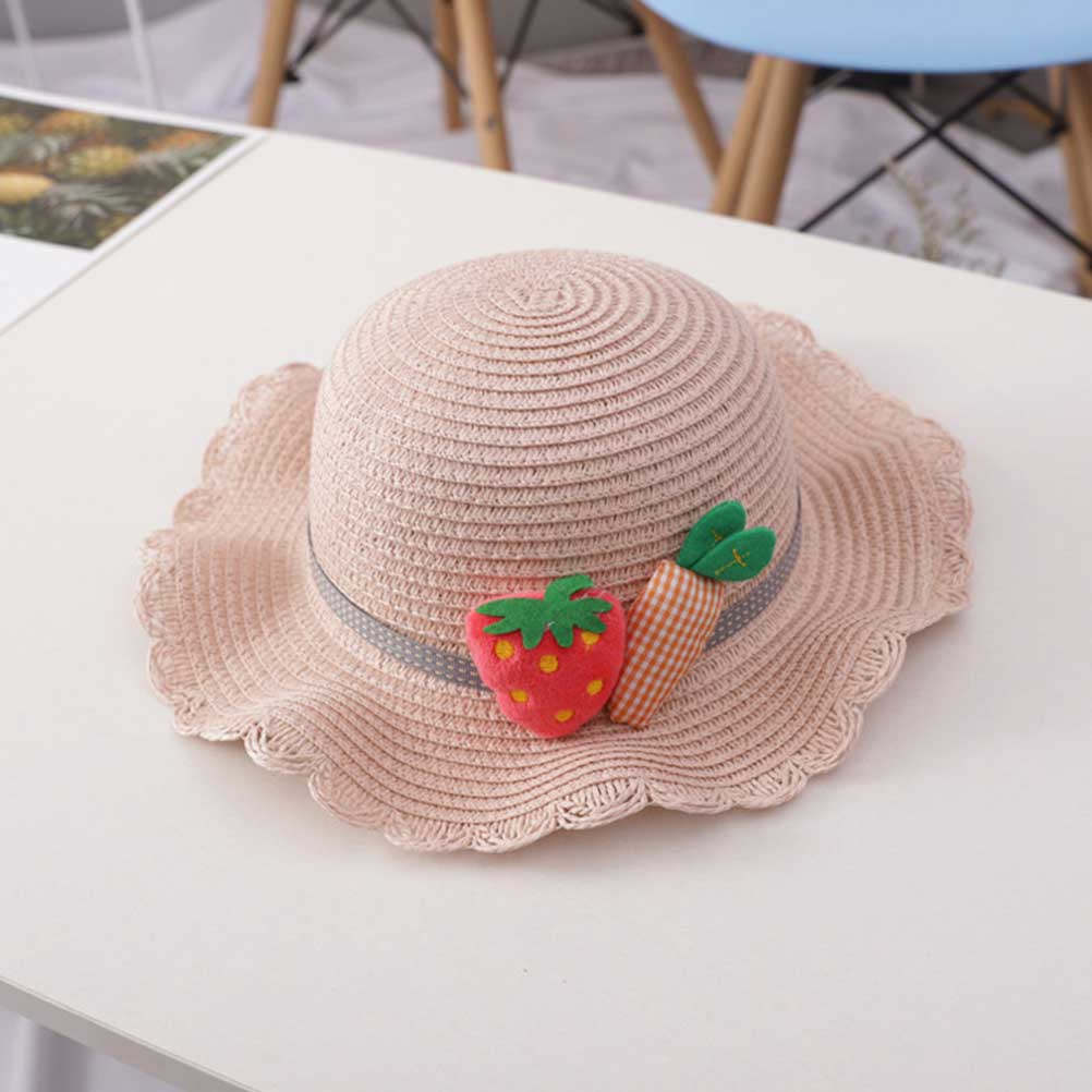 1Set Kids Straw Sun Protection - Straw Hat Summer recension och pris