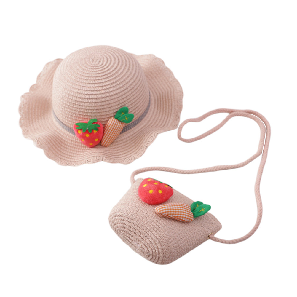 1Set Kids Straw Sun Protection - Straw Hat Summer recension och pris