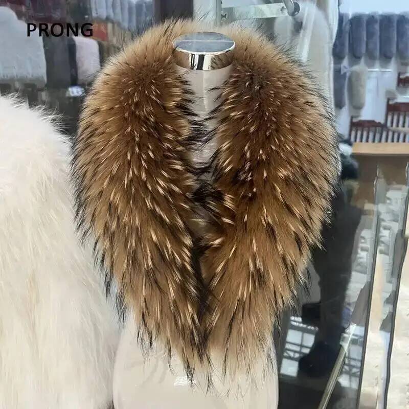 Natural Raccoon Fur Collar Rea - Women'S Fashion Jackets recension och pris