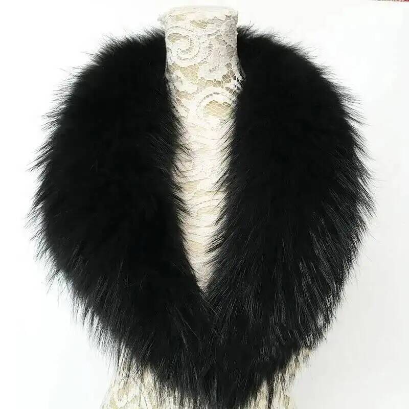 Natural Raccoon Fur Collar Rea - Women'S Fashion Jackets recension och pris