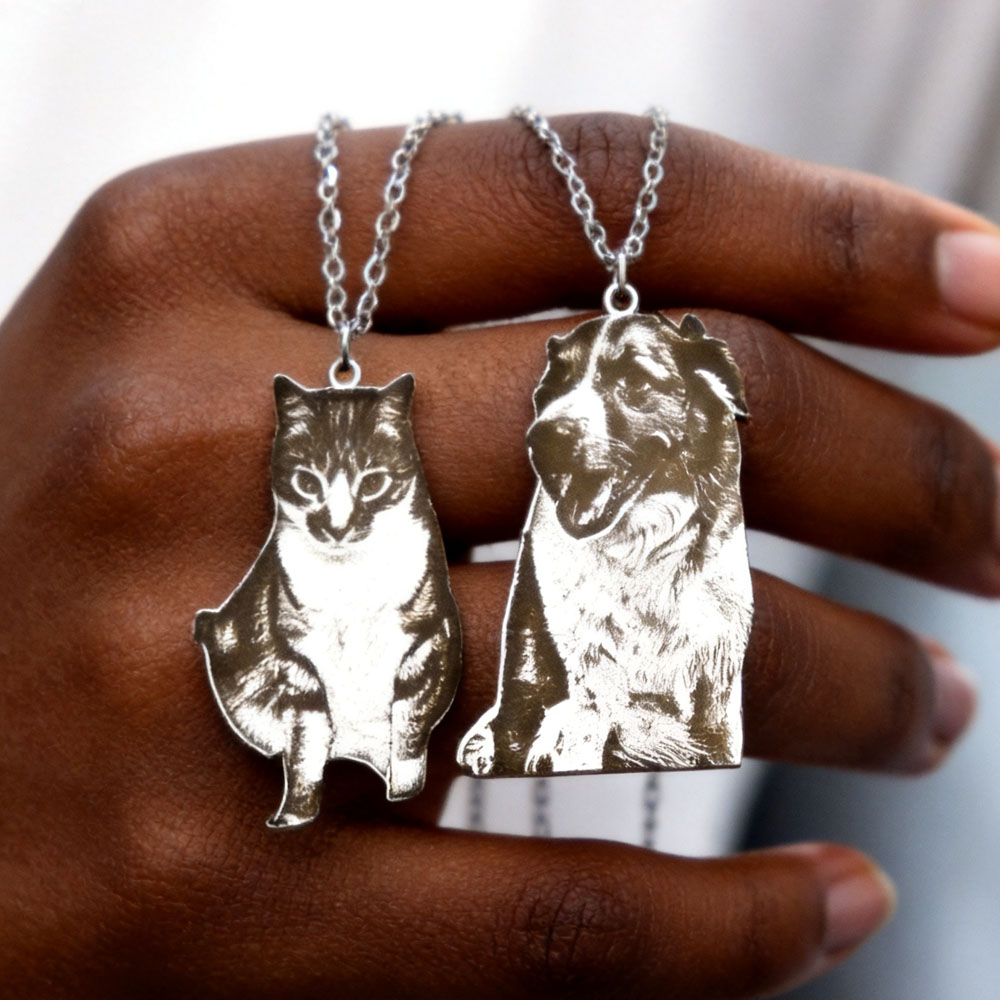 Custom Engrave Pet Photo Neckl - Xl Women'S Fashion recension och pris