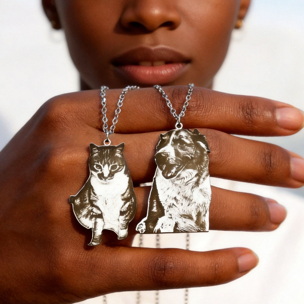 Custom Engrave Pet Photo Neckl - Xl Women'S Fashion recension och pris