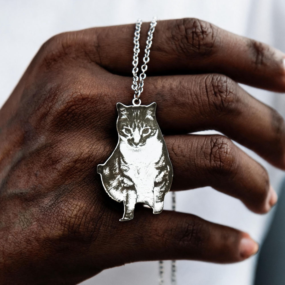 Custom Engrave Pet Photo Neckl - Xl Women'S Fashion recension och pris