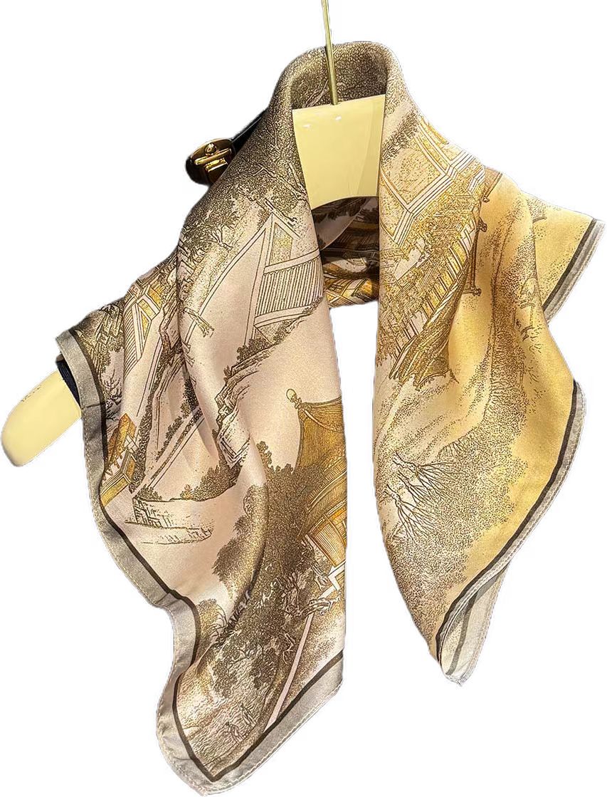 Brand 100% Natural Silk Scarf  - Women'S Fashion Poncho recension och pris