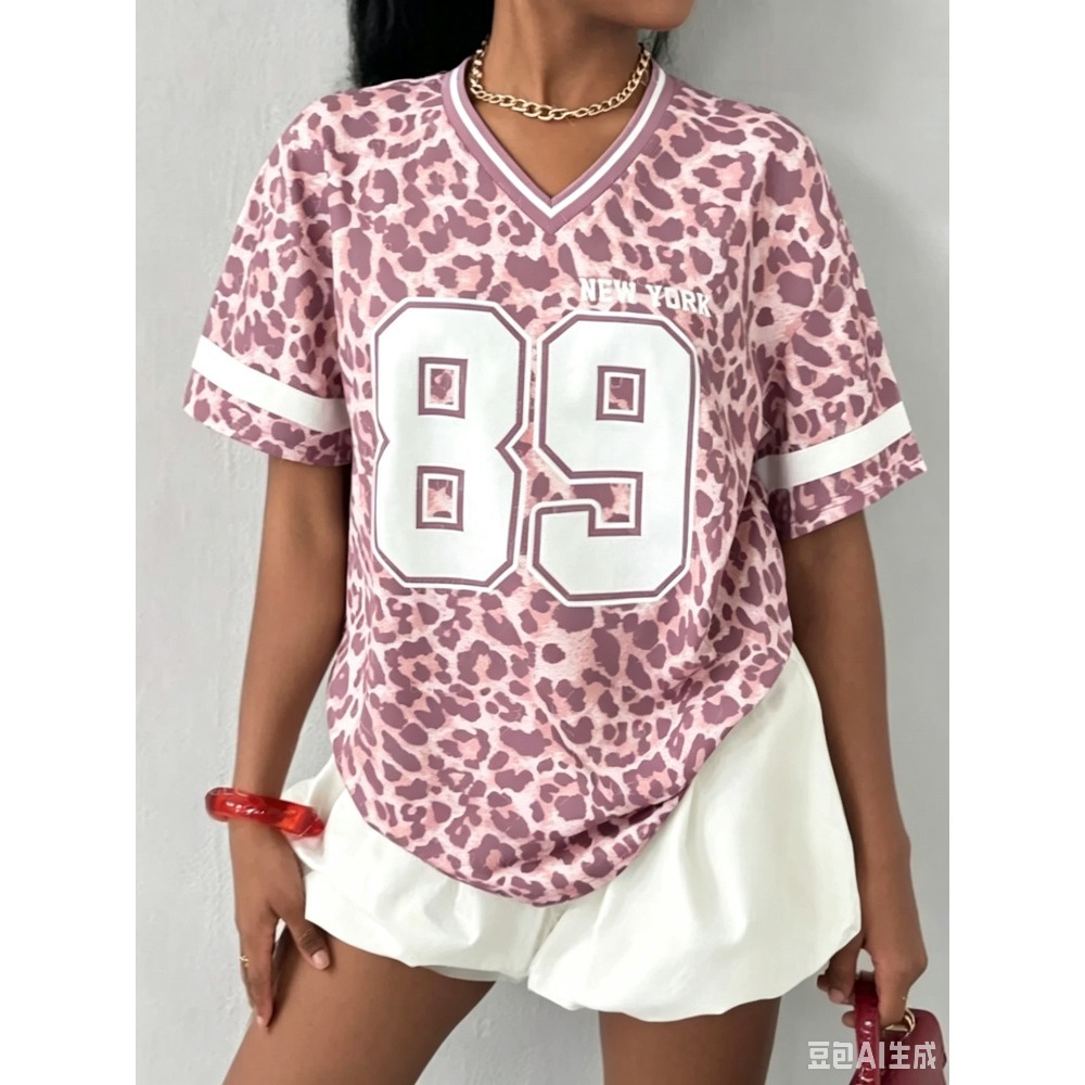 NEW YORK Print Womens Short Sl - Women'S Fashion York recension och pris