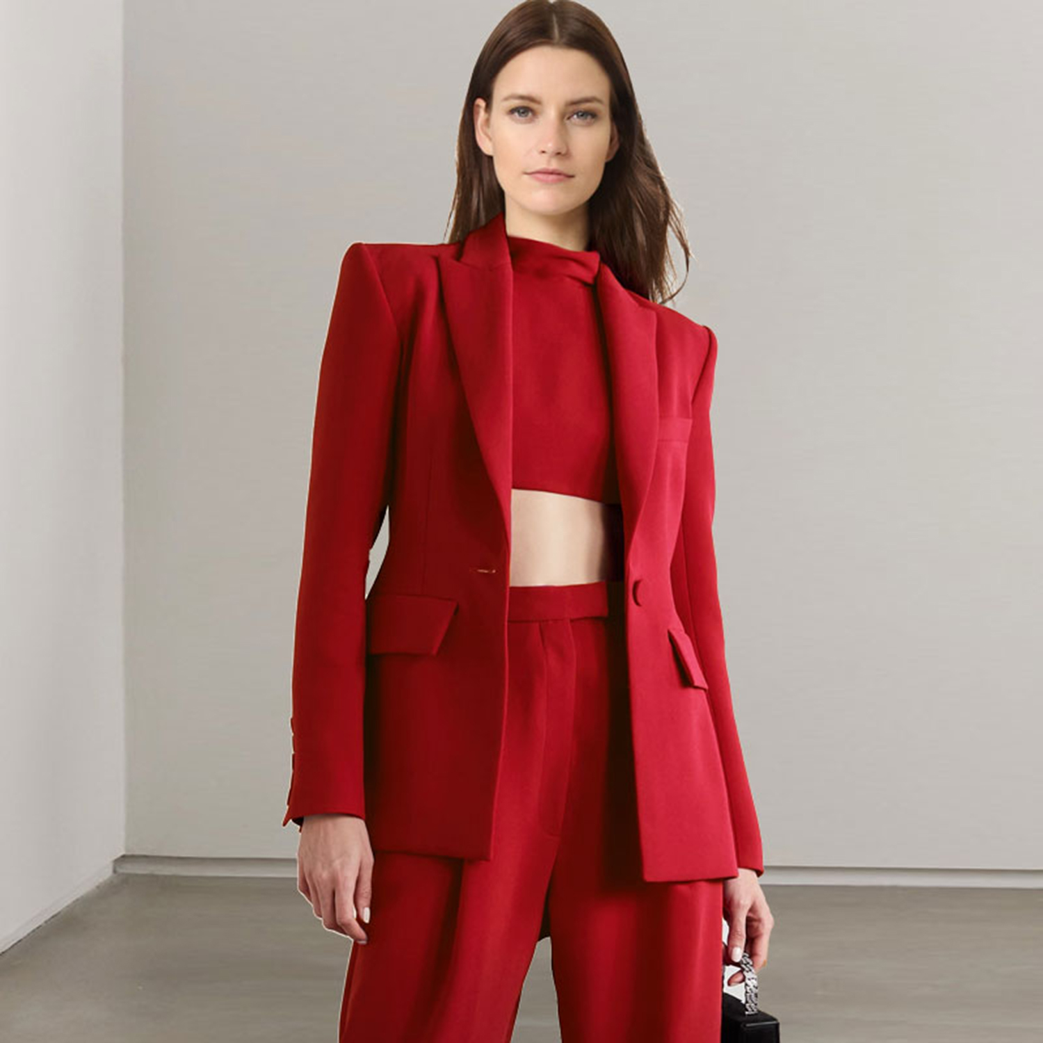 Allingentle Red Lapel Women's  - Women'S Fashion Jackets recension och pris