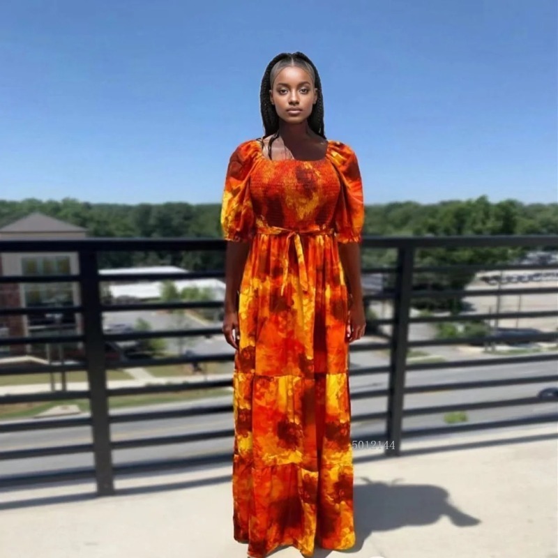 2025 New Style Fashionable Mid - Women Fashion Kitenge recension och pris