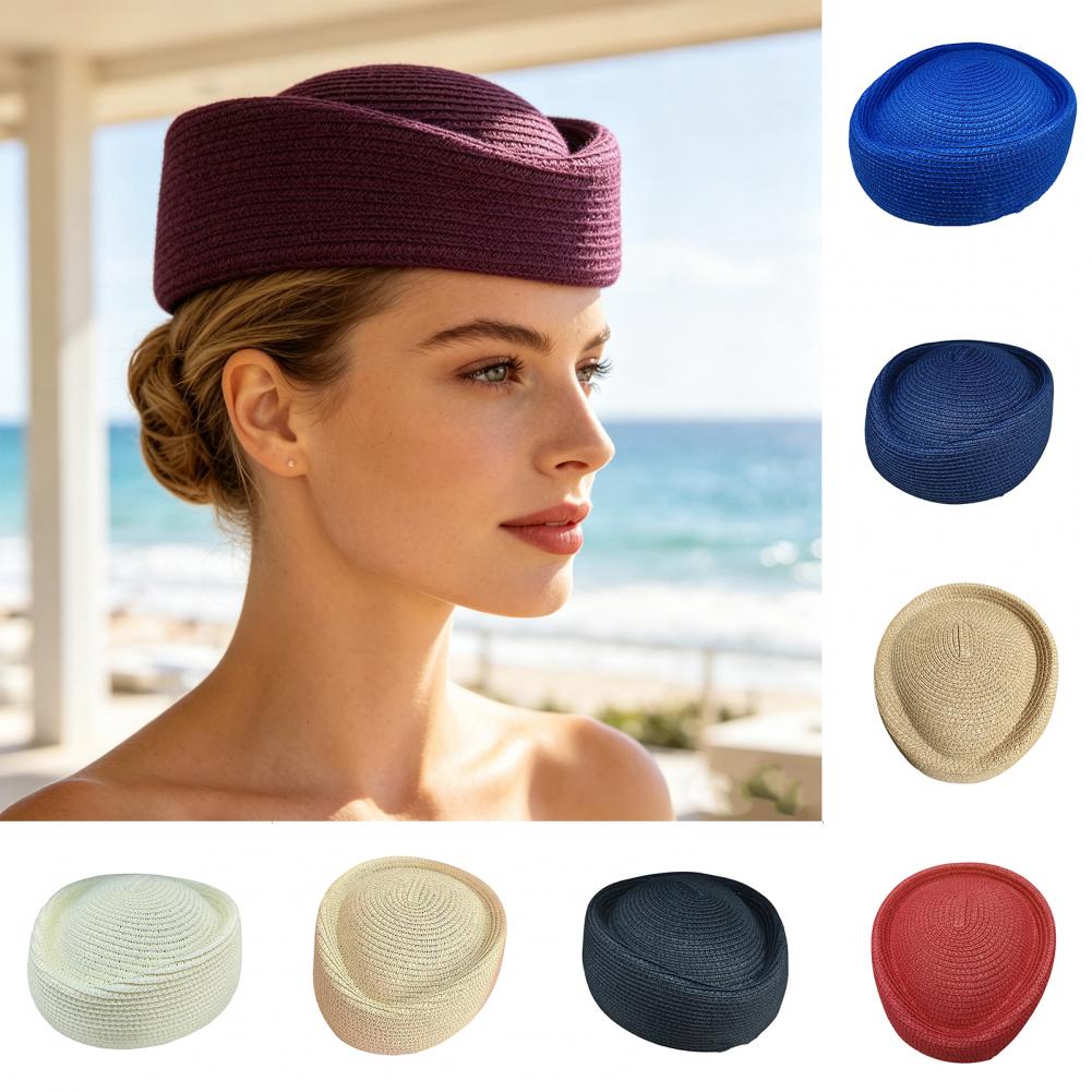 Beret Hat UV Protection Summer - Straw Hat Summer recension och pris