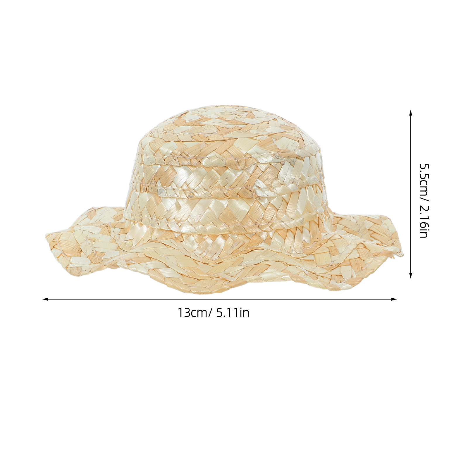 4Pcs Handwoven Mini Straw Hats - Straw Hat Summer recension och pris