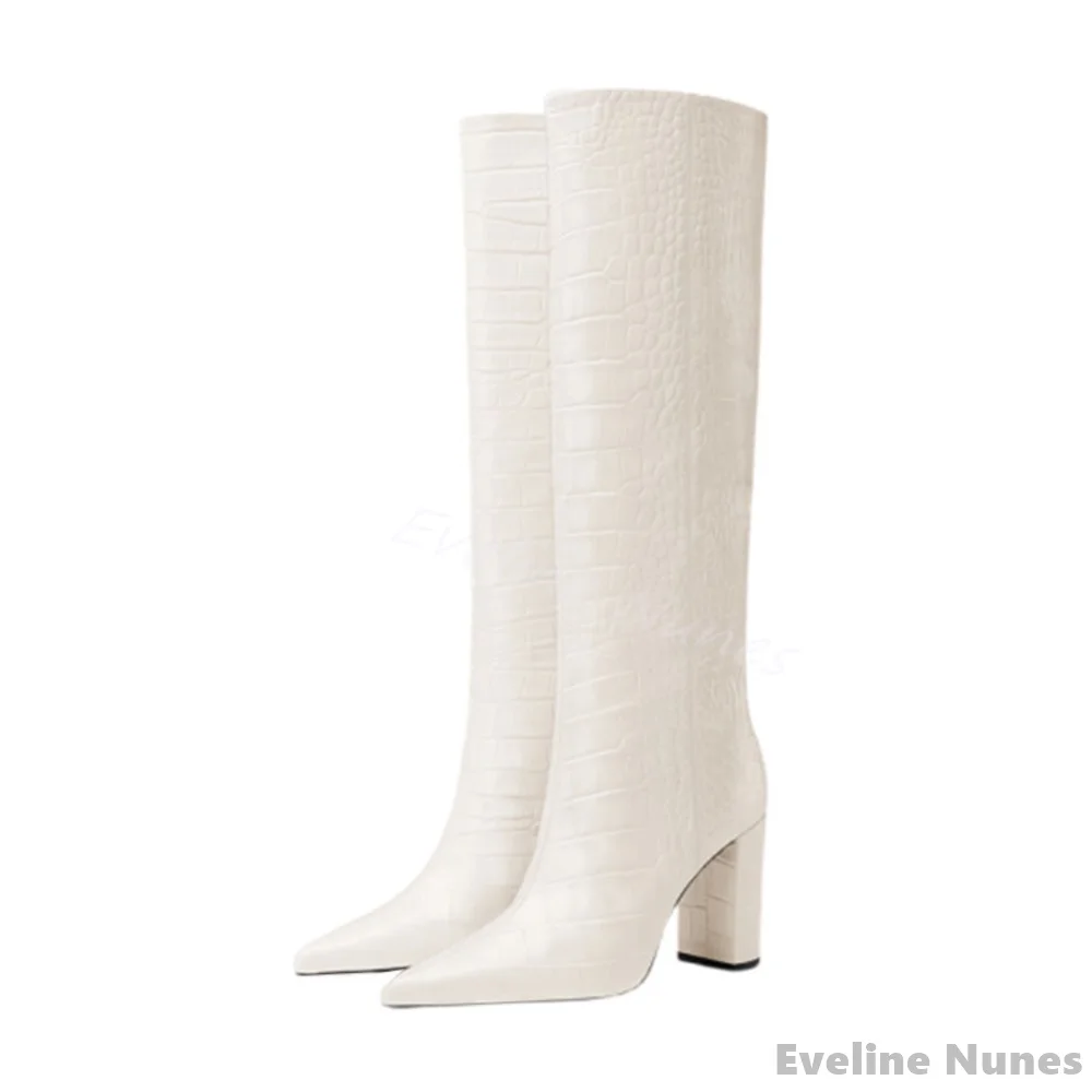 Luxury Crocodile Pattern Boots - Winter Fashion Women Boots recension och pris