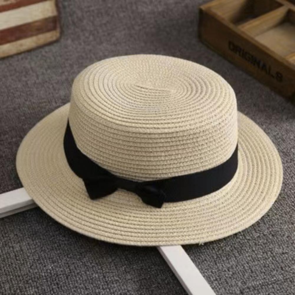 Beach Straw Hat Flat Top Wide  - Straw Hat Summer recension och pris