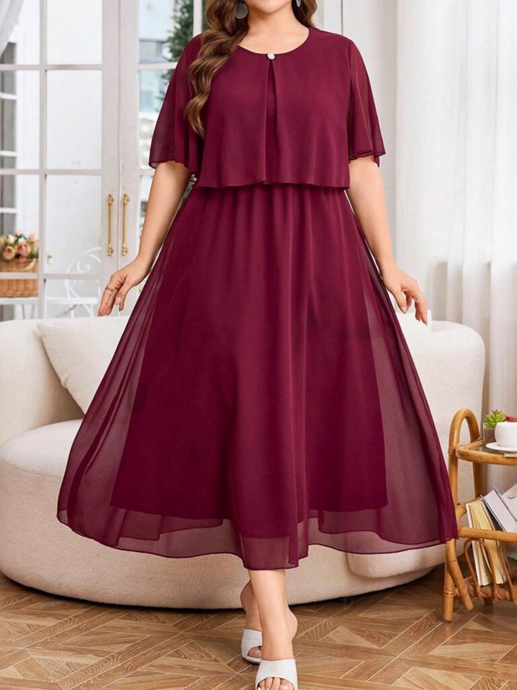 XL-5XL Plus Size Clothes Dress - Xl Women'S Fashion recension och pris