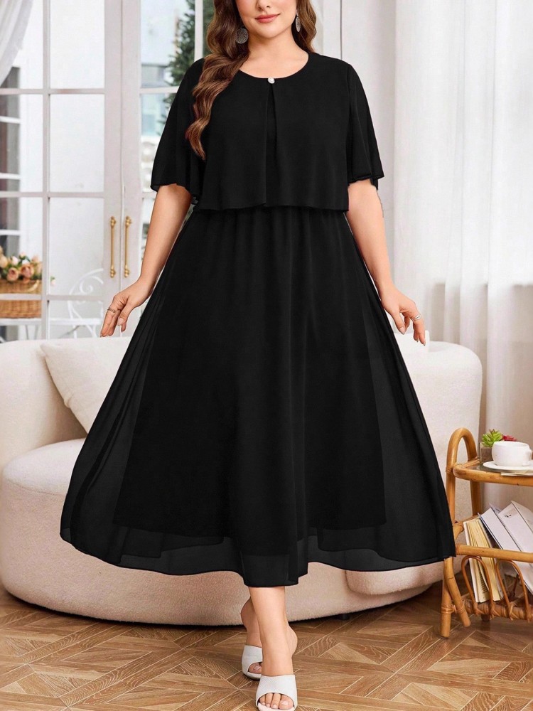 XL-5XL Plus Size Clothes Dress - Xl Women'S Fashion recension och pris