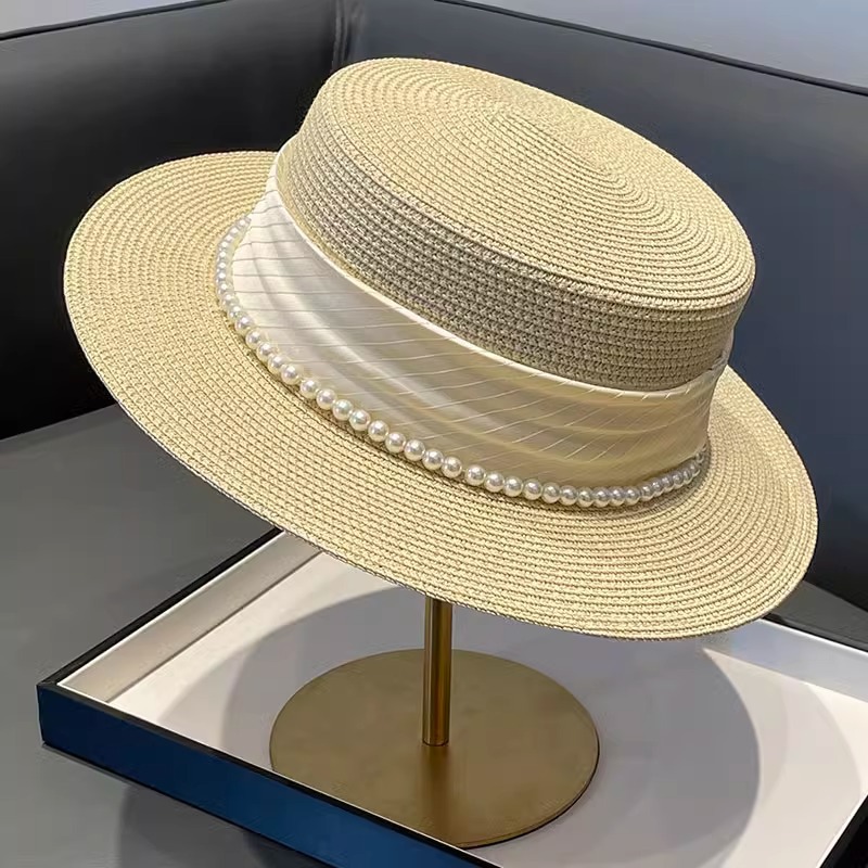 2025 New Style Hat Retro Flat  - Straw Hat Summer recension och pris
