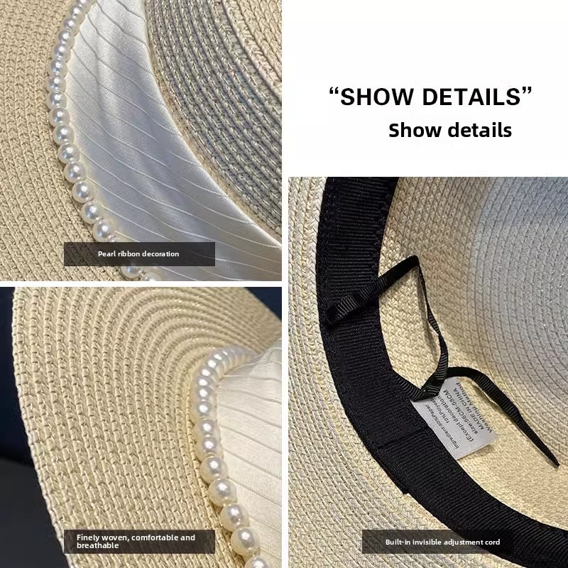 2025 New Style Hat Retro Flat  - Straw Hat Summer recension och pris