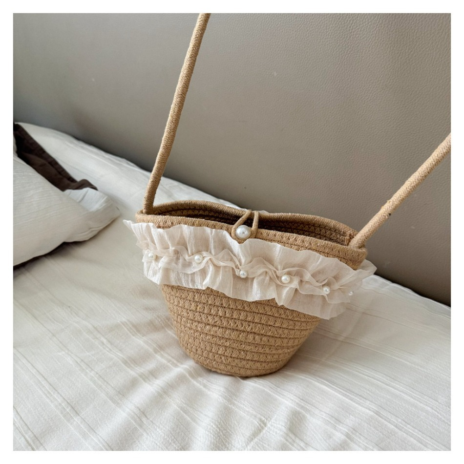 Kids Summer Straw Hat and Bag  - Straw Hat Summer recension och pris
