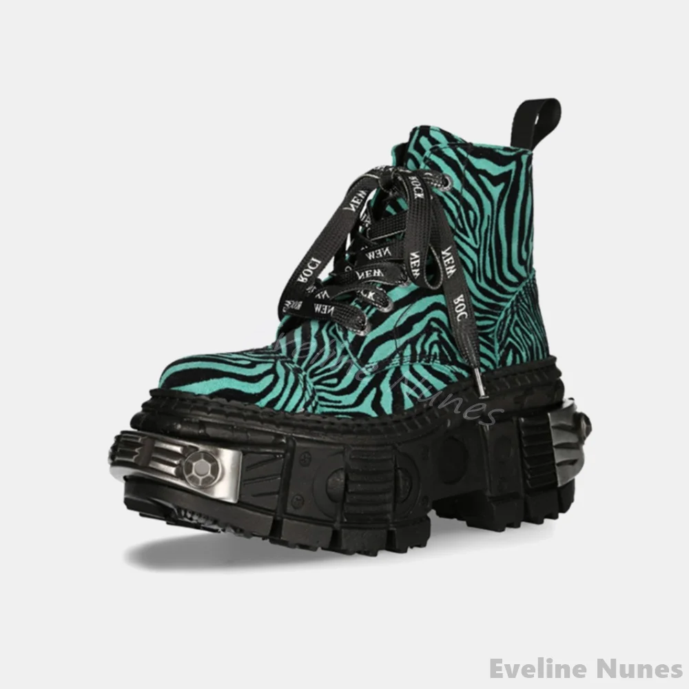Retro Contrast Color Leopard P - Winter Fashion Women Boots recension och pris