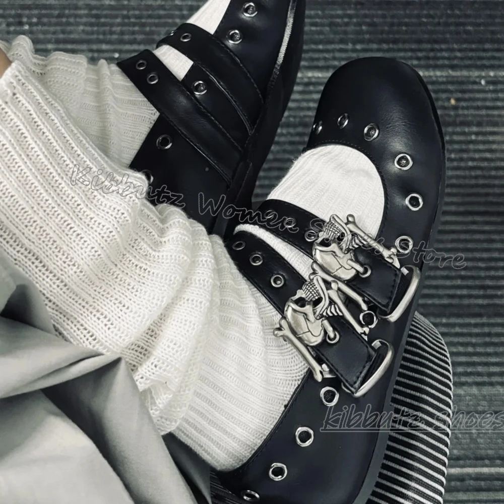 Gothic Ballet Pumps Punk Rock  - Women'S Fashion Belts recension och pris