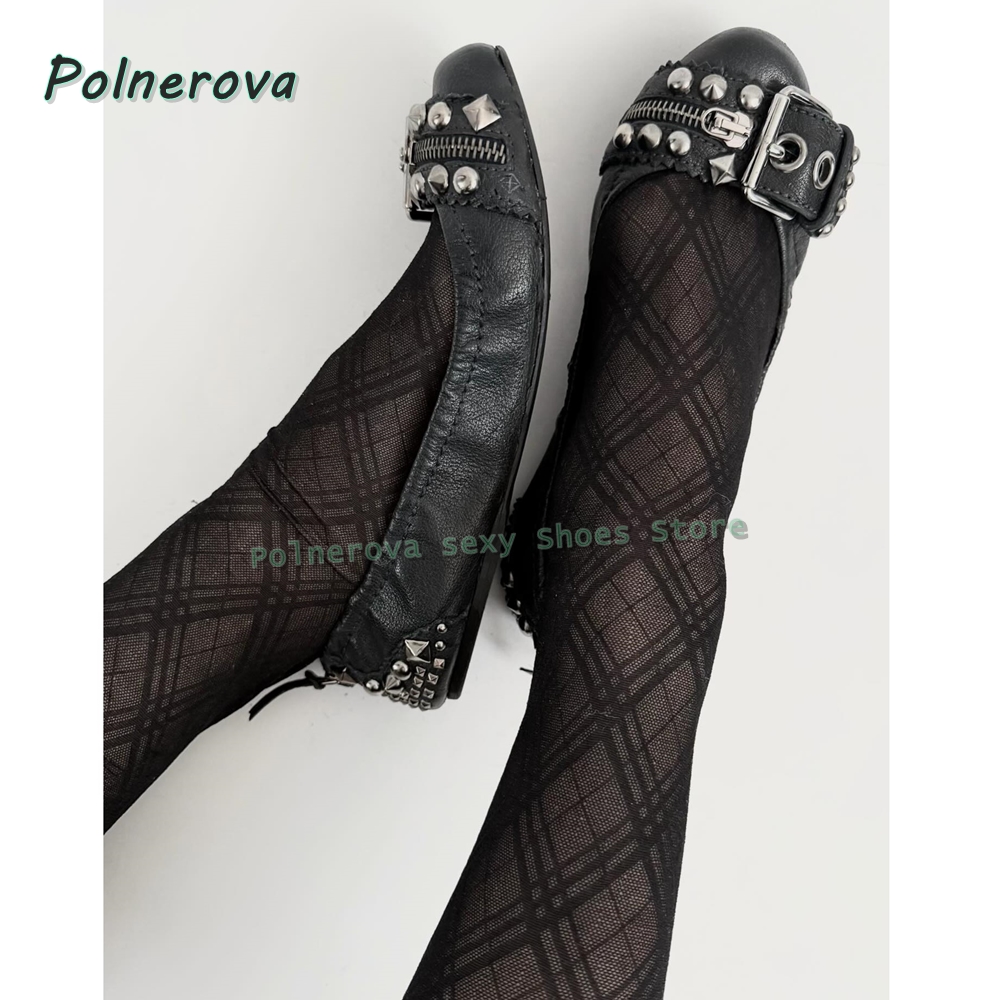 Rivet Belt Buckle Mary Jane Sh - Women Fashion Store recension och pris