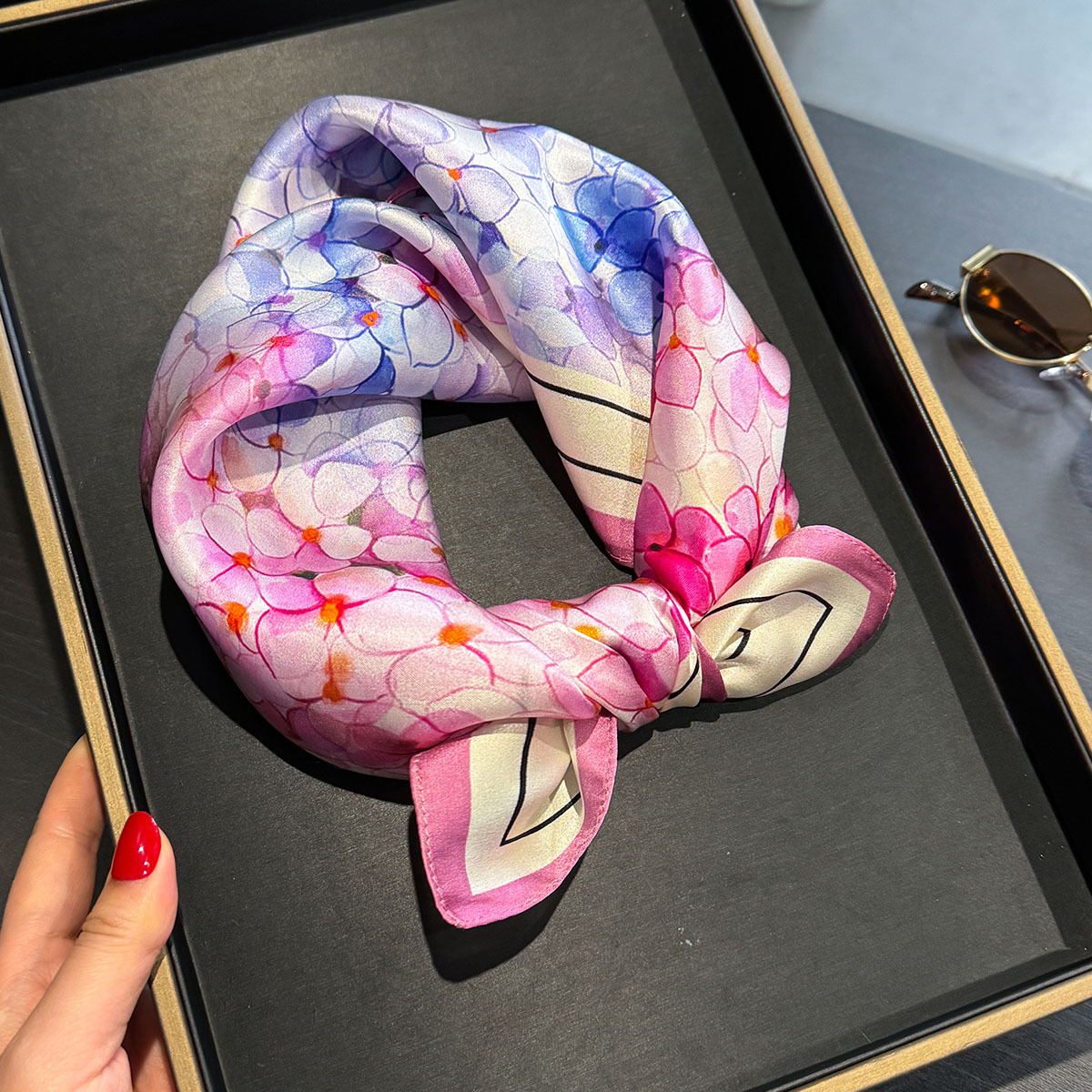 New 100% Pure Silk Scarf Fashi - Women'S Fashion Poncho recension och pris