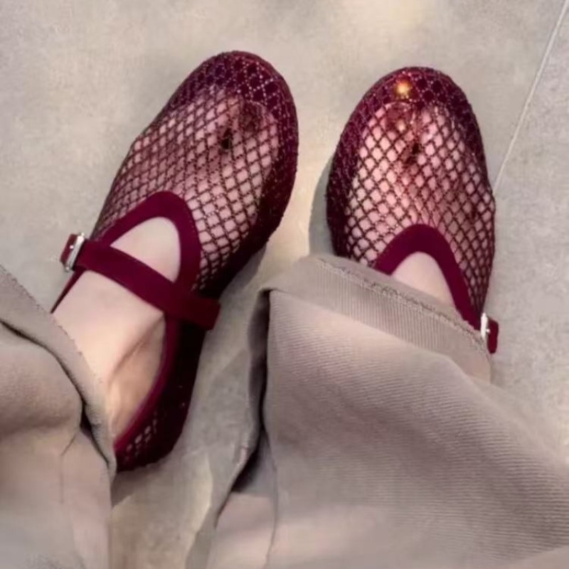 Hollow Rhinestone Baotou Sanda - Women Fashion Store recension och pris