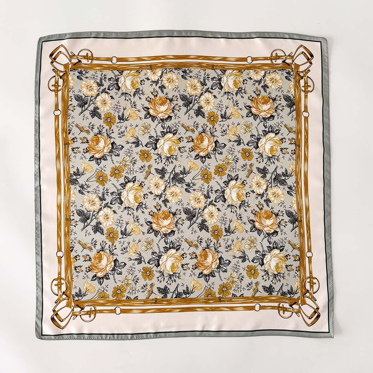 100% Real Silk Square Scarf Su - Women'S Fashion Poncho recension och pris