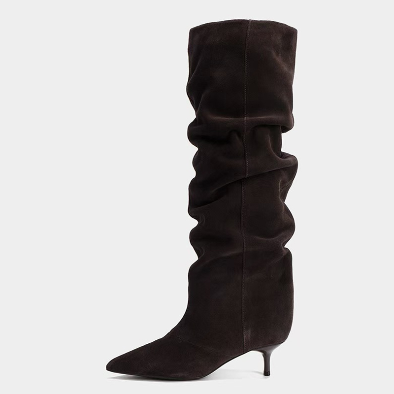 Liyke Runway Fashion Pleated S - Winter Fashion Women Boots recension och pris