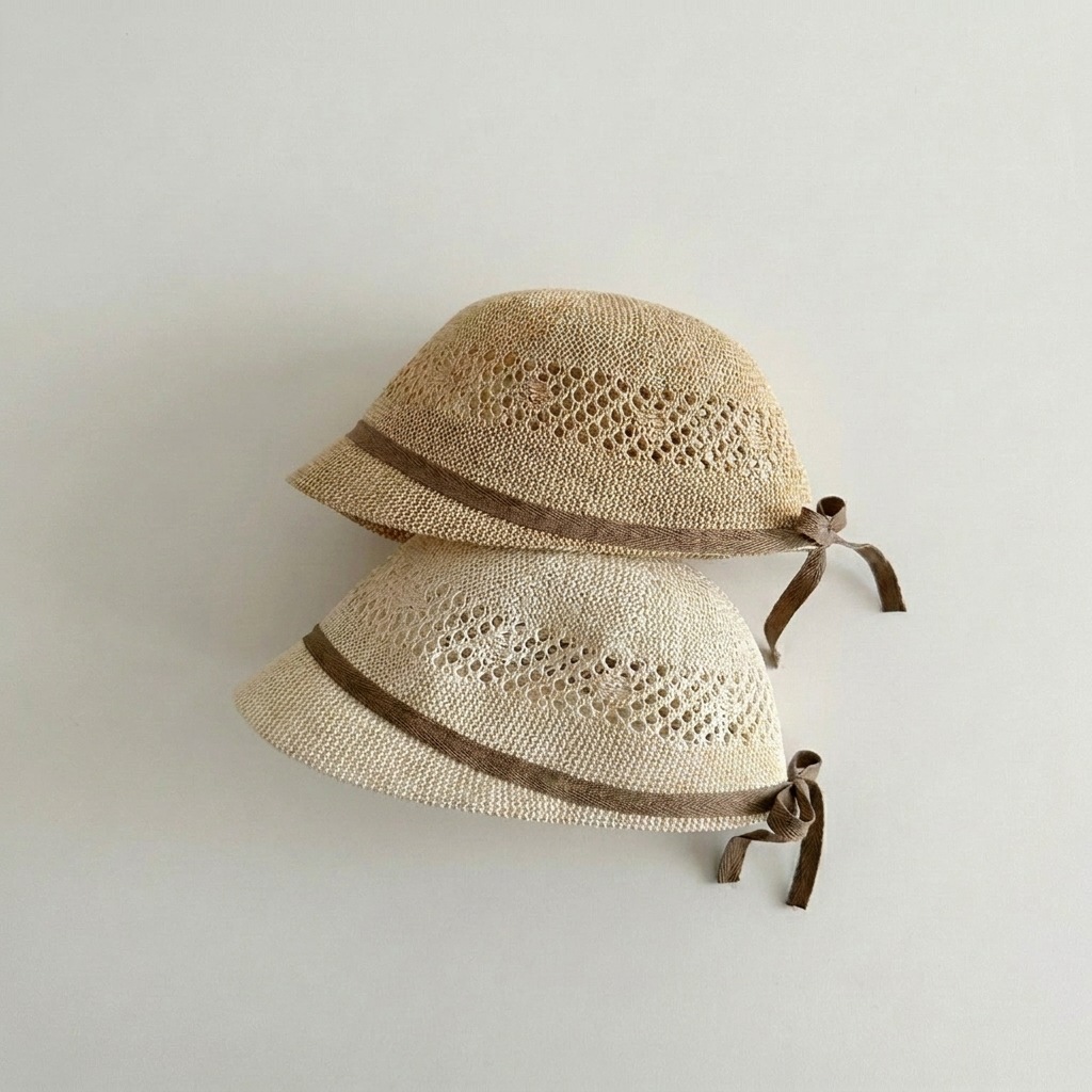 Summer Kids Flat Cap 2-5T Holl - Straw Hat Summer recension och pris