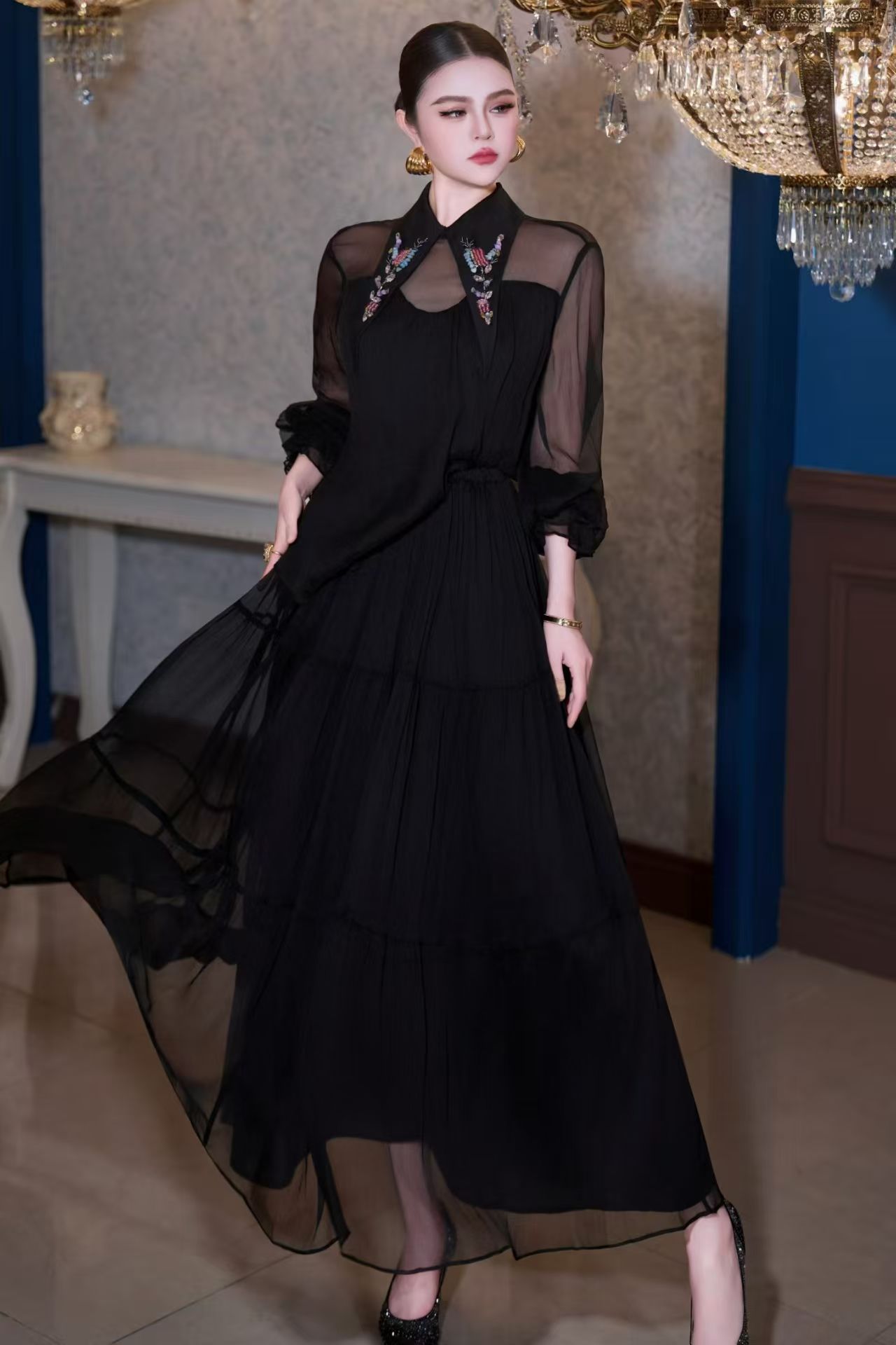 Spring High-end New Lapel Bead - Xl Women'S Fashion recension och pris